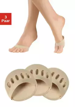 Vivance Zehlinge (упаковка, 3 пары), с набивкой в передней части стопы для высокой обуви, цвет 3 X Natur