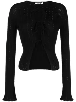 Vivetta кардиган с завязками, черный