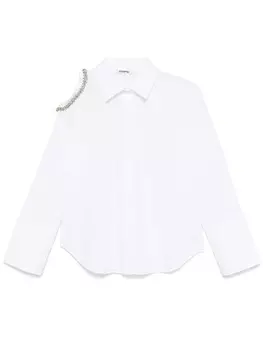 Vivetta рубашка асимметричного кроя, белый