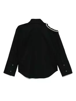 Vivetta рубашка асимметричного кроя, черный