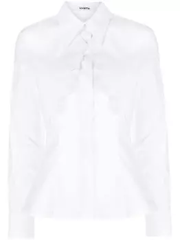 Vivetta рубашка с фестонами, белый