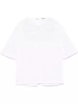 Vivetta топ с вышивкой, белый