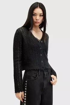 VIVIAN шерстяной кардиган AllSaints, черный