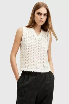 VIVIAN TANK шерстяной жилет AllSaints, белый