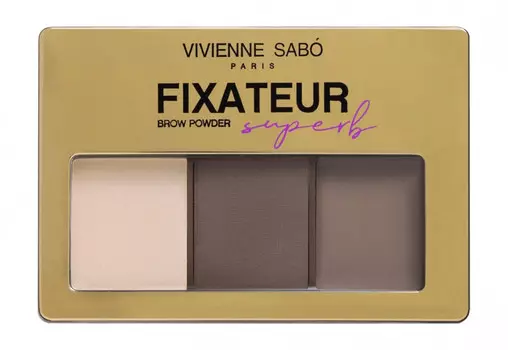 Vivienne Sab, Fixateur Superb Eyebrow Palette No.01 Light Brown (4G)