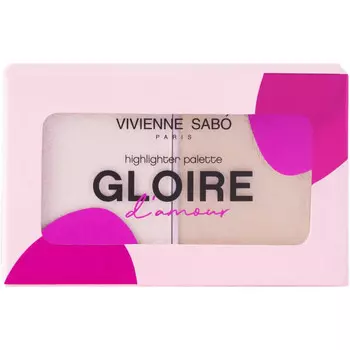 Vivienne Sab, Палетка хайлайтеров Gloire D'amour № 01 Light Pink (6 G)