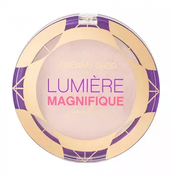 Vivienne Sab, Сияющая пудра Lumiere Magnifique No.01 Light Beige (6 G)