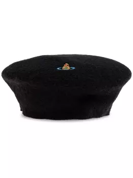 Vivienne Westwood берет с вышитым шаром, черный