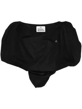 Vivienne Westwood блузка с вышитыми шарами, черный