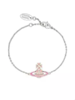 Vivienne Westwood браслет Concetta Bas Relief, серебряный