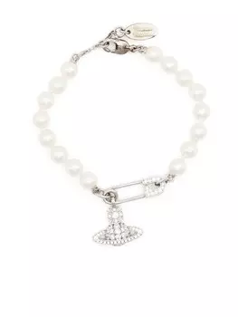 Vivienne Westwood браслет с декором Orb, нейтральный