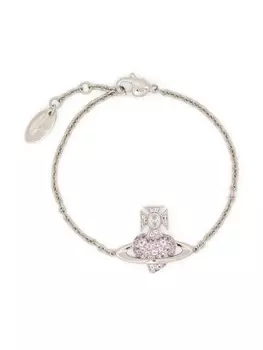 Vivienne Westwood браслет с декором Orb, серебристый