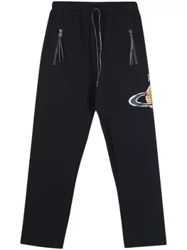 Vivienne Westwood брюки из джерси с логотипом Orb, синий