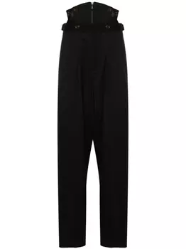 Vivienne Westwood брюки с корсетом, черный