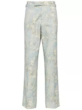 Vivienne Westwood брюки с принтом Sang Toile De Jouy, синий