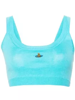 Vivienne Westwood бюстгальтер с вышивкой Orb, синий
