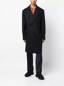 Vivienne Westwood двубортное шерстяное пальто, синий