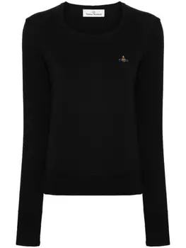 Vivienne Westwood джемпер Bea с логотипом Orb, черный
