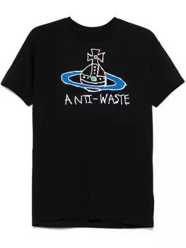 Vivienne Westwood футболка Anti-Waste, черный