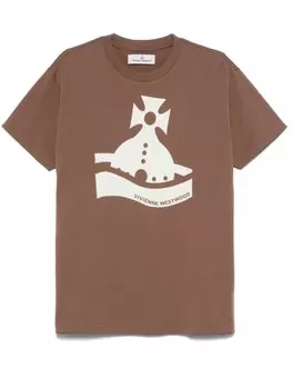 Vivienne Westwood футболка Classic, коричневый