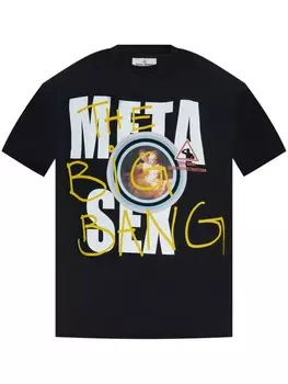 Vivienne Westwood футболка из хлопка с логотипом, черный