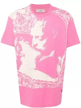 Vivienne Westwood футболка Kiss, розовый