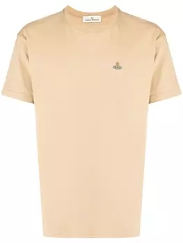 Vivienne Westwood футболка с логотипом, коричневый