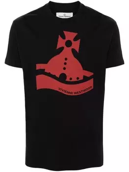 Vivienne Westwood футболка Sunken Orb Classic, черный