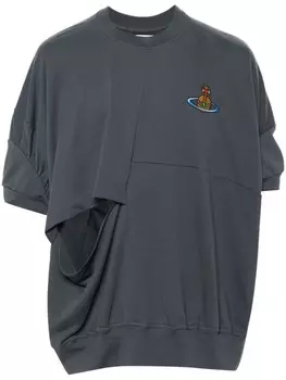 Vivienne Westwood футболка Twisted Dolly, серый