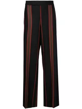 Vivienne Westwood Humphrey striped jacquard trousers, черный