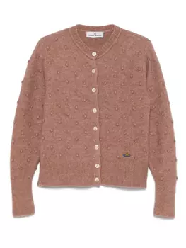 Vivienne Westwood кардиган из смесовой шерсти, розовый