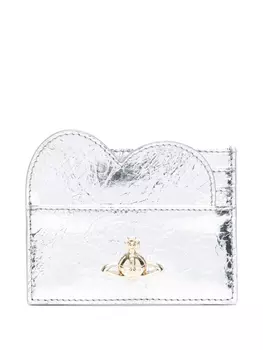 Vivienne Westwood картхолдер с декором Orb, серебристый