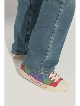 Vivienne Westwood кеды с принтом Orb, зеленый