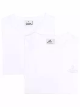 Vivienne Westwood комплект из двух футболок с логотипом Orb, белый