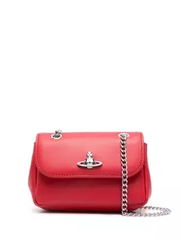 Vivienne Westwood маленькая сумка через плечо с декором Orb, красный
