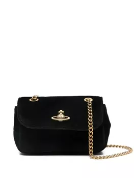 Vivienne Westwood маленькая сумка на плечо с декором Orb, черный