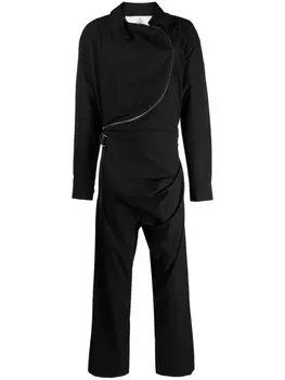 Vivienne Westwood Ming off-centre zip jumpsuit, черный
