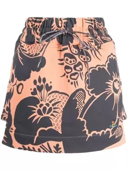 Vivienne Westwood мини-юбка Boxer А-силуэта, серый