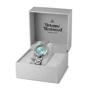 Vivienne Westwood Наручные часы с кварцевым механизмом 32 мм, зеленый циферблат, женские часы