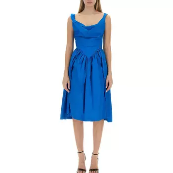 Vivienne Westwood Платье-комбинация женское синее