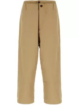 Vivienne Westwood прямые брюки с двойным поясом, коричневый