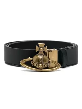 Vivienne Westwood ремень с круглой пряжкой, черный