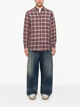 Vivienne Westwood рубашка 2 Button Krall, синий