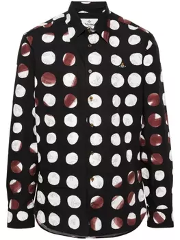 Vivienne Westwood рубашка Ghost с логотипом Orb, черный