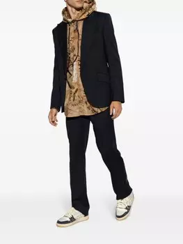 Vivienne Westwood рубашка Rib с капюшоном, нейтральный цвет