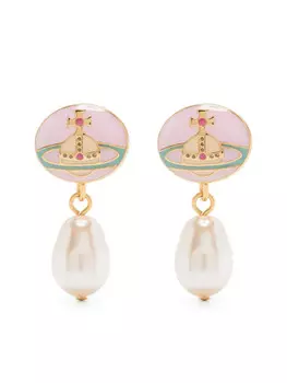 Vivienne Westwood серьги Loelia, золотой