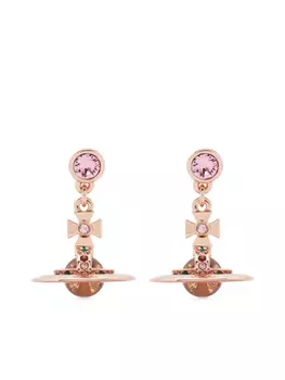 Vivienne Westwood серьги New Petite Orb, розовый
