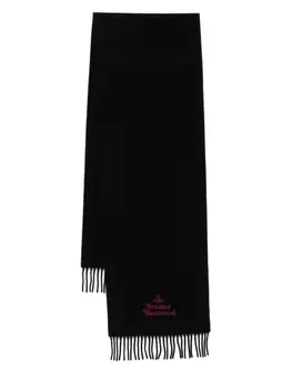 Vivienne Westwood шарф с вышитым логотипом Orb