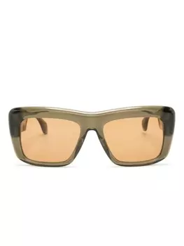 Vivienne Westwood солнцезащитные очки Laurent в прямоугольной оправе, серый