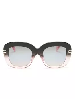 Vivienne Westwood солнцезащитные очки в квадратной оправе с эффектом градиента, черный
